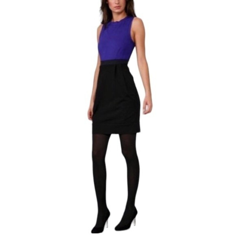 Theory Whitika Color Block Sleeveless Sheath Dres… - image 1